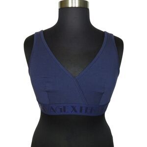 Savage X Fenty Vaporwave Forever Savage Bralette Navy Blue Plus Size 1X